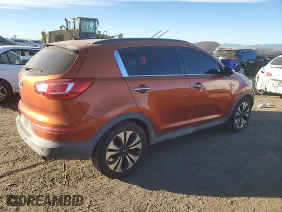 2011 Kia Sportage SX with VIN KNDPCCA63B7164881, listed as a Copart auction lot 81780484 with 126,153 mi miles and Salvage Title. Bid and sale history available at carsss.com. Image 3.