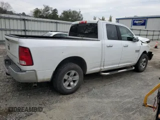 2018 Ram 1500 SLT with VIN 1C6RR6GG2JS315396, listed as a Copart auction lot 45659705 with 108,804 mi miles and Salvage title. Bid and sale history available at DreamBid. Image 3.