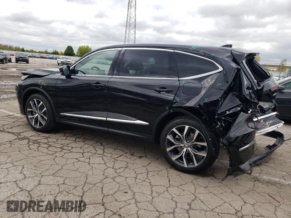2023 Acura MDX w/Technology Package with VIN 5J8YE1H43PL029049, listed as a Copart auction lot 71805523 with 11,182 mi miles. Bid and sale history available at carsss.com. Image 2.