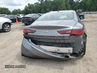 2017 Infiniti Q60 Premium with VIN JN1CV7EL7HM320126, listed as a Copart auction lot 58373345 with 97,122 mi miles and Salvage title. Bid and sale history available at DreamBid. Image 6.