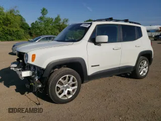 2017 Jeep Renegade Altitude with VIN ZACCJBBB0HPG49887, listed as a Copart auction lot 61934545 with 118,057 mi miles and Salvage title. Bid and sale history available at DreamBid. Image 1.