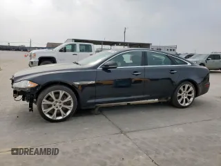 2015 Jaguar XJ with VIN SAJWA1CZ8F8V85381, listed as a Copart auction lot 57464225 with 161,938 mi miles and Salvage Title. Bid and sale history available at DreamBid. Image 1.