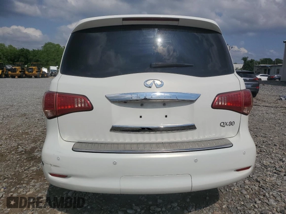2014 Infiniti QX80 with VIN JN8AZ2NF2E9552173, listed as a Copart auction lot 54492725 with 162,125 mi miles and Salvage title. Bid and sale history available at DreamBid. Image 6.