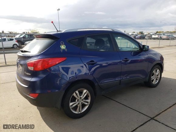 2010 Hyundai Tucson GLS with VIN KM8JU3AC0AU110541, listed as a Copart auction lot 51502615 with 191,139 mi miles and Salvage Title. Bid and sale history available at carsss.com. Image 3.