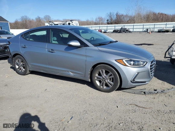 2017 Hyundai Elantra Limited with VIN 5NPD84LF0HH048291, listed as a Copart auction lot 47993615 with 126,530 mi miles and Salvage Title. Bid and sale history available at carsss.com. Image 4.