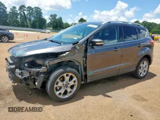 2015 Ford Escape Titanium with VIN 1FMCU0J92FUB80769, listed as a Copart auction lot 61988435 with 103,212 mi miles and Salvage title. Bid and sale history available at DreamBid. Image 1.