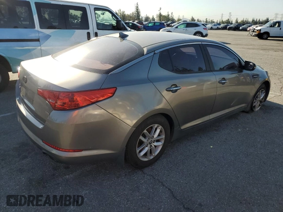 2013 Kia Optima LX with VIN 5XXGM4A76DG184936, listed as a Copart auction lot 51847645 with 134,696 mi miles and Clean Title. Bid and sale history available at carsss.com. Image 3.