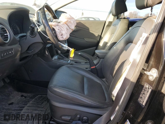 2021 Hyundai Kona Ultimate with VIN KM8K5CA50MU602588, listed as a Copart auction lot 45122075 with 32,341 mi miles and Clean Title. Bid and sale history available at carsss.com. Image 7.