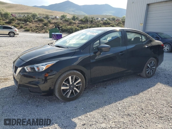 2021 Nissan Versa SV with VIN 3N1CN8EV7ML877940, listed as a Copart auction lot 59793625 with 67,750 mi miles and Salvage title. Bid and sale history available at DreamBid. Image 1.