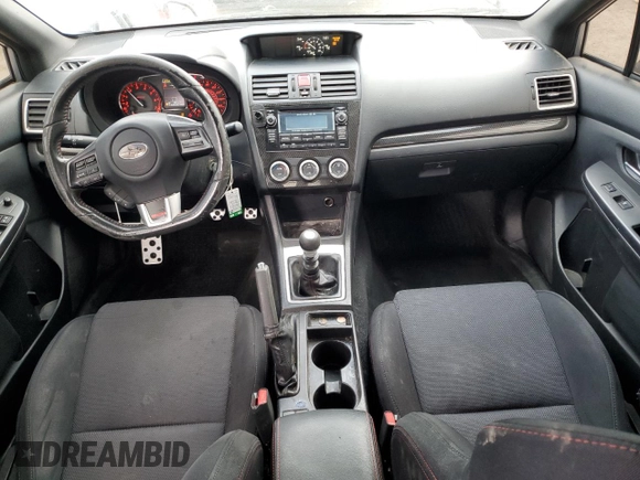 2015 Subaru WRX with VIN JF1VA1A65F9824808, listed as a Copart auction lot 48007615 with 104,090 mi miles and Salvage Title. Bid and sale history available at carsss.com. Image 8.