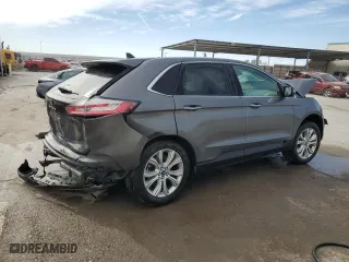 2022 Ford Edge Titanium with VIN 2FMPK4K97NBB06605, listed as a Copart auction lot 50618095 with 52,621 mi miles and Salvage Title. Bid and sale history available at carsss.com. Image 3.