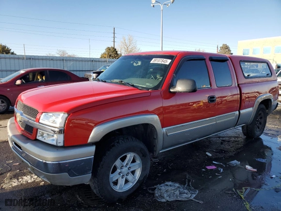 2003 Chevrolet Silverado 1500 LT with VIN 1GCEK19T33Z151854, listed as a Copart auction lot 89107845 with 164,732 mi miles and Salvage Title. Bid and sale history available at carsss.com. Image 1.