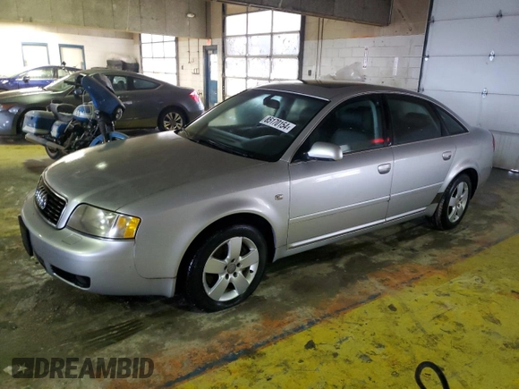 2003 Audi A6 3.0L with VIN WAULT64B33N047496, listed as a Copart auction lot 85170154 with 120,705 mi miles and Clean Title. Bid and sale history available at carsss.com. Image 1.