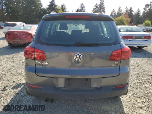2017 Volkswagen Tiguan S with VIN WVGBV7AX1HK017920, listed as a Copart auction lot 55531125 with 126,129 mi miles and Clean Title. Bid and sale history available at DreamBid. Image 6.