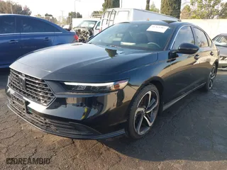 2023 Honda Accord Hybrid Sport with VIN 1HGCY2F56PA057653, listed as a IAAI auction lot 41361204 with 11,944 mi miles. Bid and sale history available at carsss.com. Image 17.