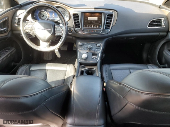 2015 Chrysler 200 C with VIN 1C3CCCEG6FN656473, listed as a Copart auction lot 51035755 with 66,500 mi miles and Salvage Title. Bid and sale history available at carsss.com. Image 8.