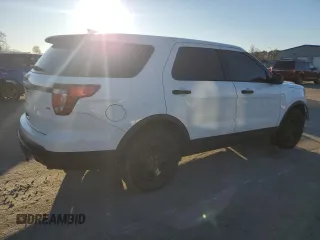 2016 Ford Utility Police Interceptor with VIN 1FM5K8AR4GGC94883, listed as a Copart auction lot 83834224 with 117,539 mi miles and Salvage Title. Bid and sale history available at carsss.com. Image 3.
