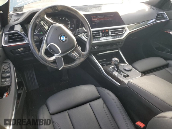 2021 BMW 3 Series 330i xDrive with VIN WBA5R7C03MFK53782, listed as a Copart auction lot 43903465 with 48,445 mi miles and Salvage Title. Bid and sale history available at carsss.com. Image 8.