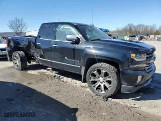 2018 Chevrolet Silverado 1500 LTZ with VIN 1GCVKSEC7JZ177382, listed as a Copart auction lot 51867354 with 91,287 mi miles and Salvage Title. Bid and sale history available at carsss.com. Image 4.