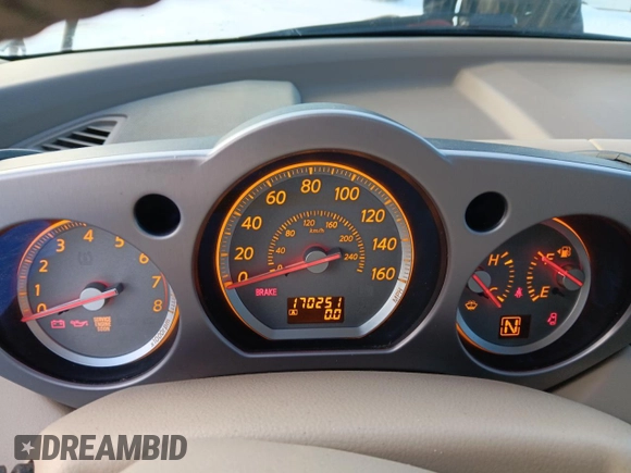 2006 Nissan Murano S with VIN JN8AZ08T26W425013, listed as a Copart auction lot 46355165 with 170,251 mi miles and Salvage Title. Bid and sale history available at carsss.com. Image 9.