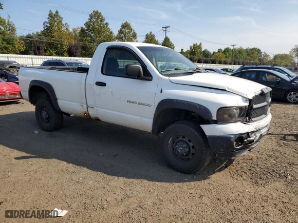 2003 Dodge Ram 2500 ST with VIN 3D7KU26D03G746649, listed as a Copart auction lot 71827854 with 99,813 mi miles and Clean Title. Bid and sale history available at carsss.com. Image 4.