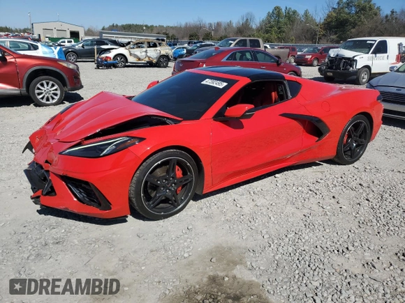 2020 Chevrolet Corvette 1LT z VIN 1G1Y62D49L5108899, wystawiony jako Copart lot #47392495 z przebiegiem 61 423 mil mil oraz Szkoda całkowita • Salvage title. Historia ofert i sprzedaży dostępna na DreamBid. Obrazek 1.