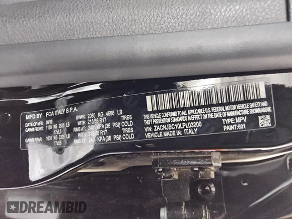 2020 Jeep Renegade Trailhawk с VIN ZACNJBC10LPL03200, выставлен на аукционе Copart как лот 61012325 с пробегом 57 213 миль миль и Чистый • Clean title. История ставок и продаж доступна на DreamBid. Изображение 13.