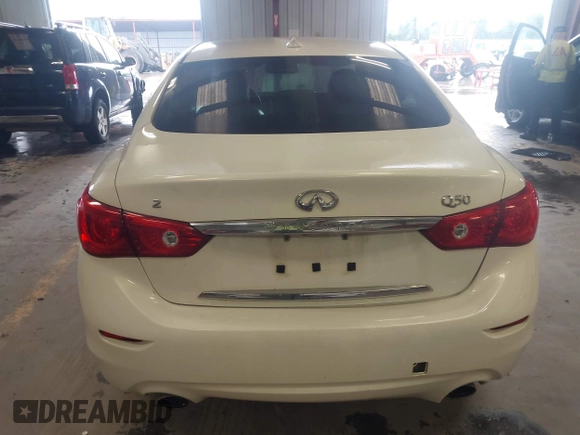 2015 Infiniti Q50 with VIN JN1BV7AP0FM347685, listed as a IAAI auction lot 42690285 with 126,957 mi miles and . Bid and sale history available at DreamBid. Image 16.