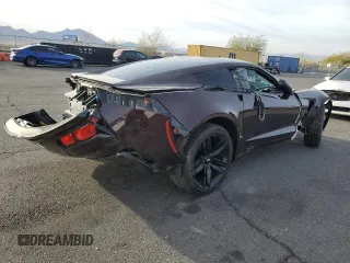 2017 Chevrolet Corvette Grand Sport 2LT with VIN 1G1YX2D75H5120935, listed as a Copart auction lot 84403624 with 0 mi miles and Salvage Title. Bid and sale history available at carsss.com. Image 3.