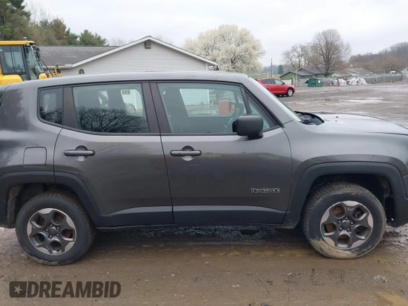 2016 Jeep Renegade Sport with VIN ZACCJBATXGPC85695, listed as a IAAI auction lot 42010070 with 131,839 mi miles. Bid and sale history available at carsss.com. Image 13.