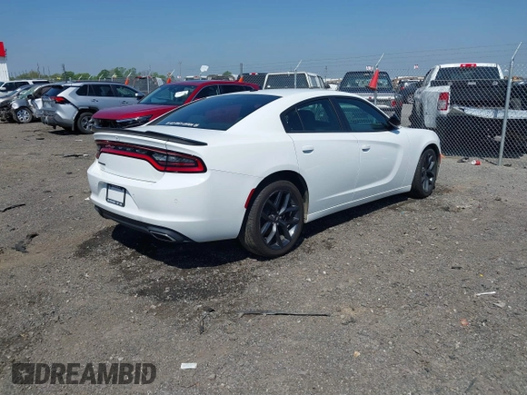 2019 Dodge Charger SXT with VIN 2C3CDXBG2KH505108, listed as a IAAI auction lot 41978890 with 45,394 mi miles. Bid and sale history available at carsss.com. Image 4.