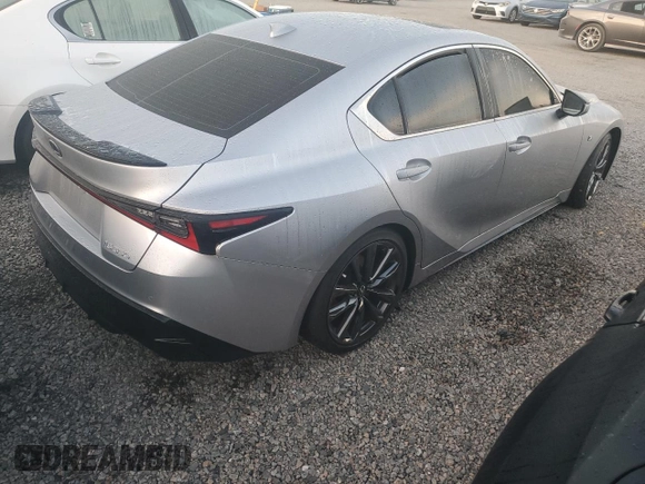 2024 Lexus IS 350 F Sport with VIN JTHGZ1B2XR5073688, listed as a Copart auction lot 73684924 with Not provided miles and Salvage title. Bid and sale history available at DreamBid. Image 3.