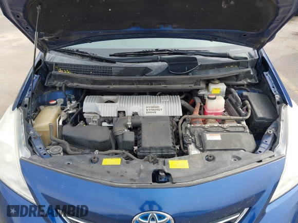 2014 Toyota Prius Two with VIN JTDZN3EUXEJ012177, listed as a IAAI auction lot 42109871 with 234,480 mi miles and . Bid and sale history available at DreamBid. Image 10.