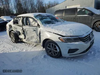 2020 Volkswagen Passat 2.0T S with VIN 1VWAA7A34LC002725, listed as a Copart auction lot 89386975 with 0 mi miles and Salvage Title. Bid and sale history available at carsss.com. Image 4.