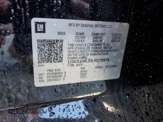 2020 GMC Yukon XL Denali with VIN 1GKS1HKJ0LR175976, listed as a Copart auction lot 85873314 with 51,049 mi miles and Salvage Title. Bid and sale history available at carsss.com. Image 13.