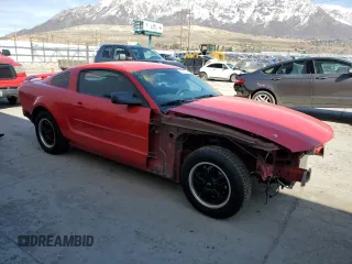 2008 Ford Mustang Deluxe with VIN 1ZVHT80N385153648, listed as a Copart auction lot 48418445 with 180,196 mi miles and Salvage Title. Bid and sale history available at carsss.com. Image 4.