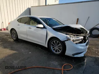 2020 Acura TLX w/Technology Pkg with VIN 19UUB1F54LA012642, listed as a Copart auction lot 46291945 with 52,859 mi miles and Non Repairable. Bid and sale history available at carsss.com. Image 4.
