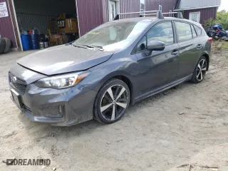 2018 Subaru Impreza Sport with VIN 4S3GTAM67J3747718, listed as a Copart auction lot 62456183 with 0 mi miles and Non Repairable. Bid and sale history available at carsss.com. Image 1.