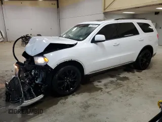 2015 Dodge Durango SXT with VIN 1C4RDJAG3FC145974, listed as a Copart auction lot 47780155 with 82,285 mi miles and Salvage Title. Bid and sale history available at carsss.com. Image 1.