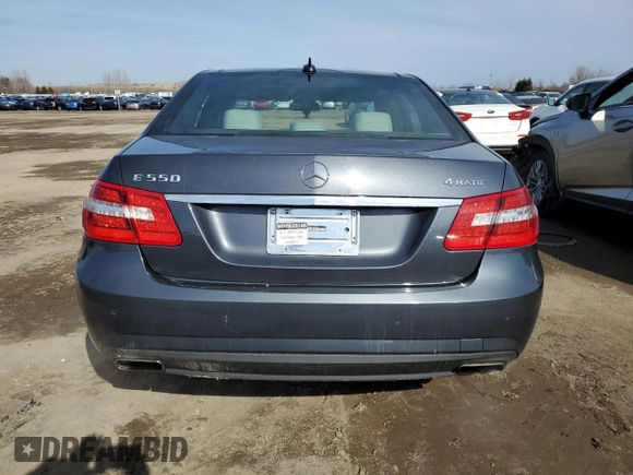 2011 Mercedes-Benz E 550 Luxury with VIN WDDHF9AB5BA386617, listed as a Copart auction lot 49621515 with 134,674 mi miles and Clean title. Bid and sale history available at DreamBid. Image 6.