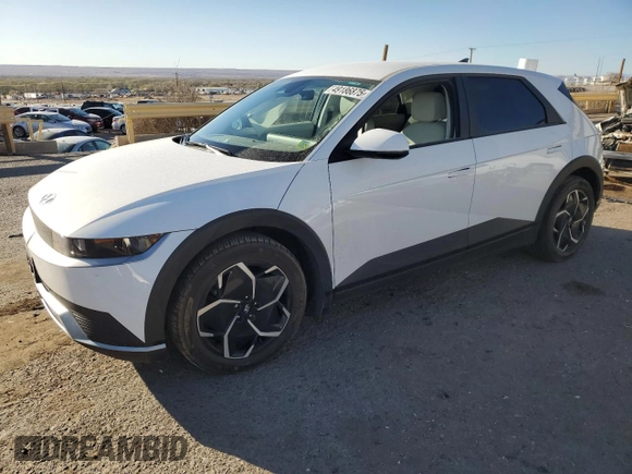 2022 Hyundai Ioniq 5 SEL with VIN KM8KNDAF1NU083017, listed as a Copart auction lot 49186875 with 29,514 mi miles and Salvage title. Bid and sale history available at DreamBid. Image 1.