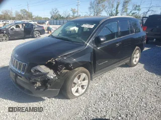 2017 Jeep Compass 75th Anniversary Edition with VIN 1C4NJDBB2HD154478, listed as a Copart auction lot 47274825 with 78,880 mi miles and Salvage Title. Bid and sale history available at carsss.com. Image 1.