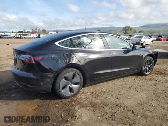 2019 Tesla Model 3 Mid Range with VIN 5YJ3E1EA3KF399335, listed as a Copart auction lot 49005185 with 38,270 mi miles and Salvage Title. Bid and sale history available at carsss.com. Image 3.