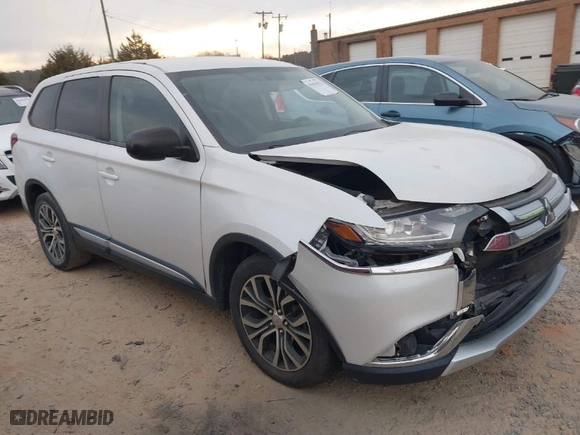 2017 Mitsubishi Outlander ES with VIN JA4AD2A3XHZ030377, listed as a IAAI auction lot 41676322 with 163,476 mi miles. Bid and sale history available at carsss.com. Image 1.