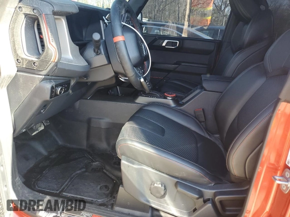 2024 Ford Bronco Raptor с VIN 1FMEE0RR2RLA01327, выставлен на аукционе Copart как лот 43595095 с пробегом 10 235 миль миль и Чистый • Clean title. История ставок и продаж доступна на DreamBid. Изображение 7.
