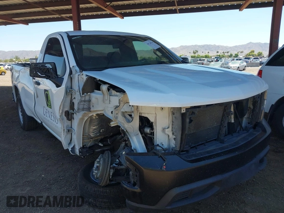 2021 Chevrolet Silverado 1500 Work Truck with VIN 3GCNWAEH4MG328709, listed as a IAAI auction lot 40124024 with 66,084 mi miles. Bid and sale history available at carsss.com. Image 6.