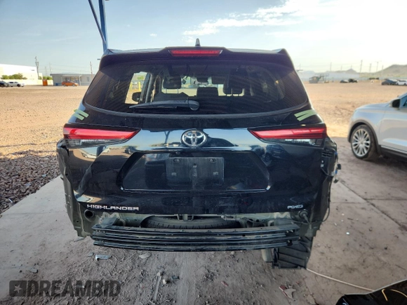 2021 Toyota Highlander L с VIN 5TDCZRBH9MS101096, выставлен на аукционе Copart как лот 60631205 с пробегом 59 684 миль миль и Списание • Salvage title. История ставок и продаж доступна на DreamBid. Изображение 6.