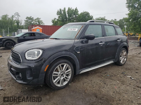 2022 MINI Countryman Cooper z VIN WMZ23BR04N3N59815, wystawiony jako Copart lot #57962985 z przebiegiem 55 589 mil mil oraz Czysty tytuł • Clean title. Historia ofert i sprzedaży dostępna na DreamBid. Obrazek 1.