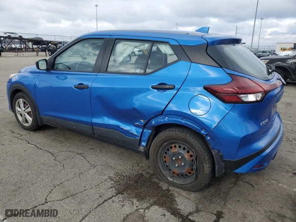 2021 Nissan Kicks S with VIN 3N1CP5BV3ML484823, listed as a Copart auction lot 87456434 with 24,896 mi miles and Salvage Title. Bid and sale history available at carsss.com. Image 2.