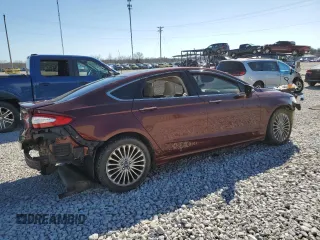 2015 Ford Fusion Titanium with VIN 3FA6P0K98FR180635, listed as a Copart auction lot 46779245 with 124,691 mi miles and Salvage Title. Bid and sale history available at carsss.com. Image 3.